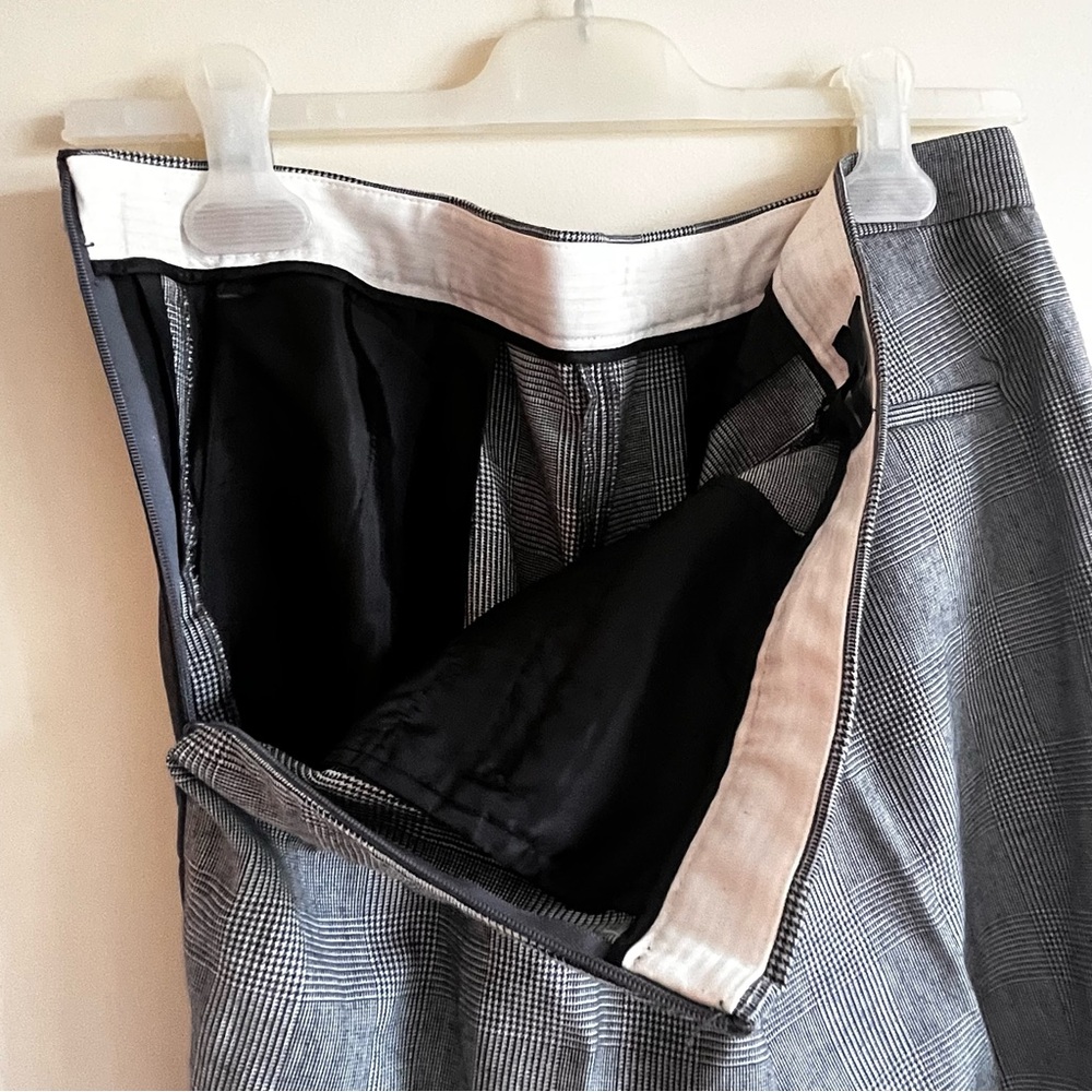 **BNWOT** J CREW BLACK AND WHITE HOUNDSTOOTH DRESS PANTS - Picture 6 of 14
